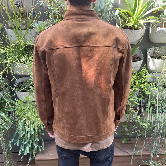 Armani Emporio Collezione Suade Men’s Jacket - Picture 4 of 6